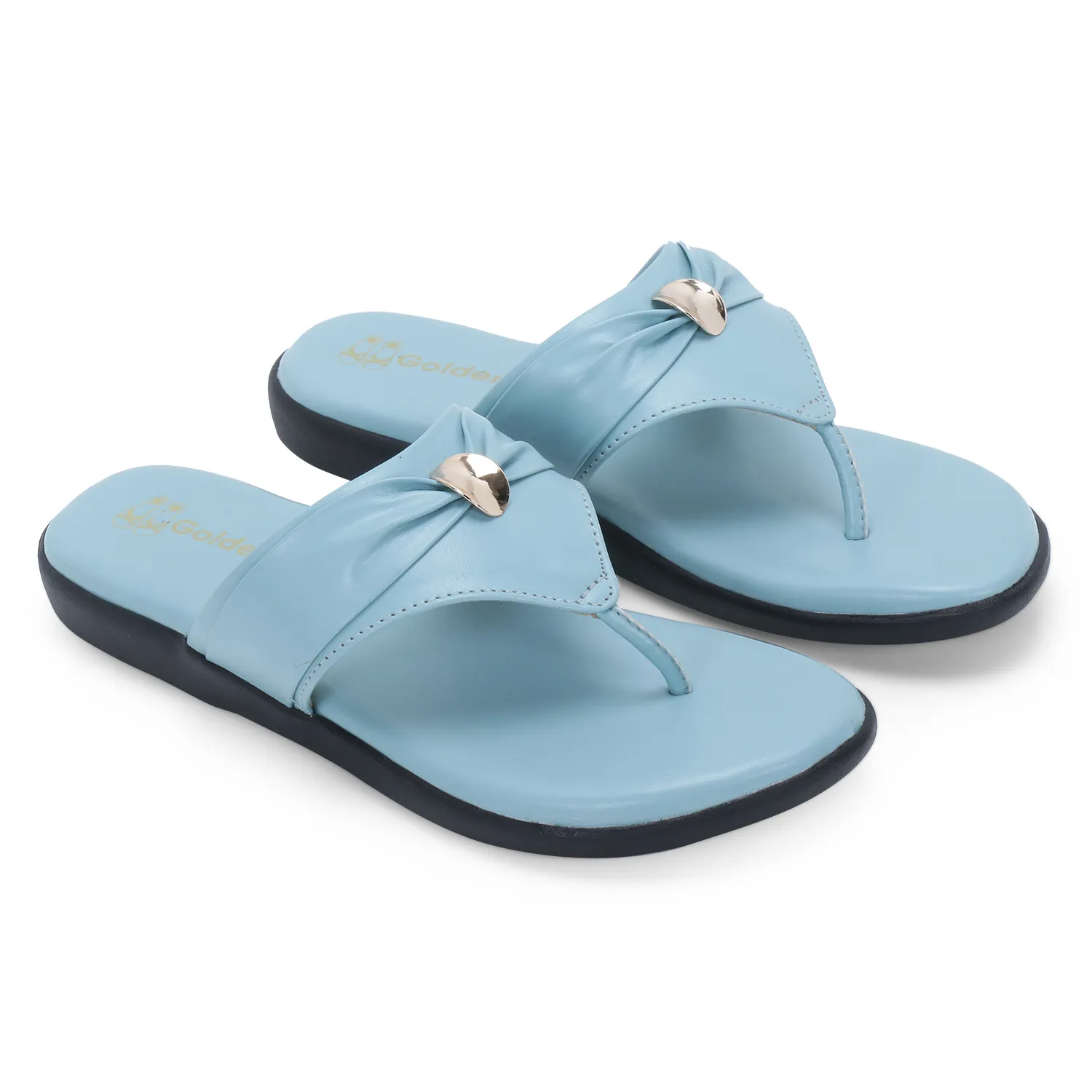 Azure Knot Slide-Golden Tag