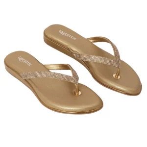 Liquitus Glimmer Glide Golden Champagne Sparkle Casual Honey Gold Radiant Ease Gold Golden Dazzle Flat Heels