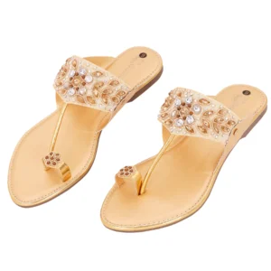 Crystal Kolhapuri Sandals