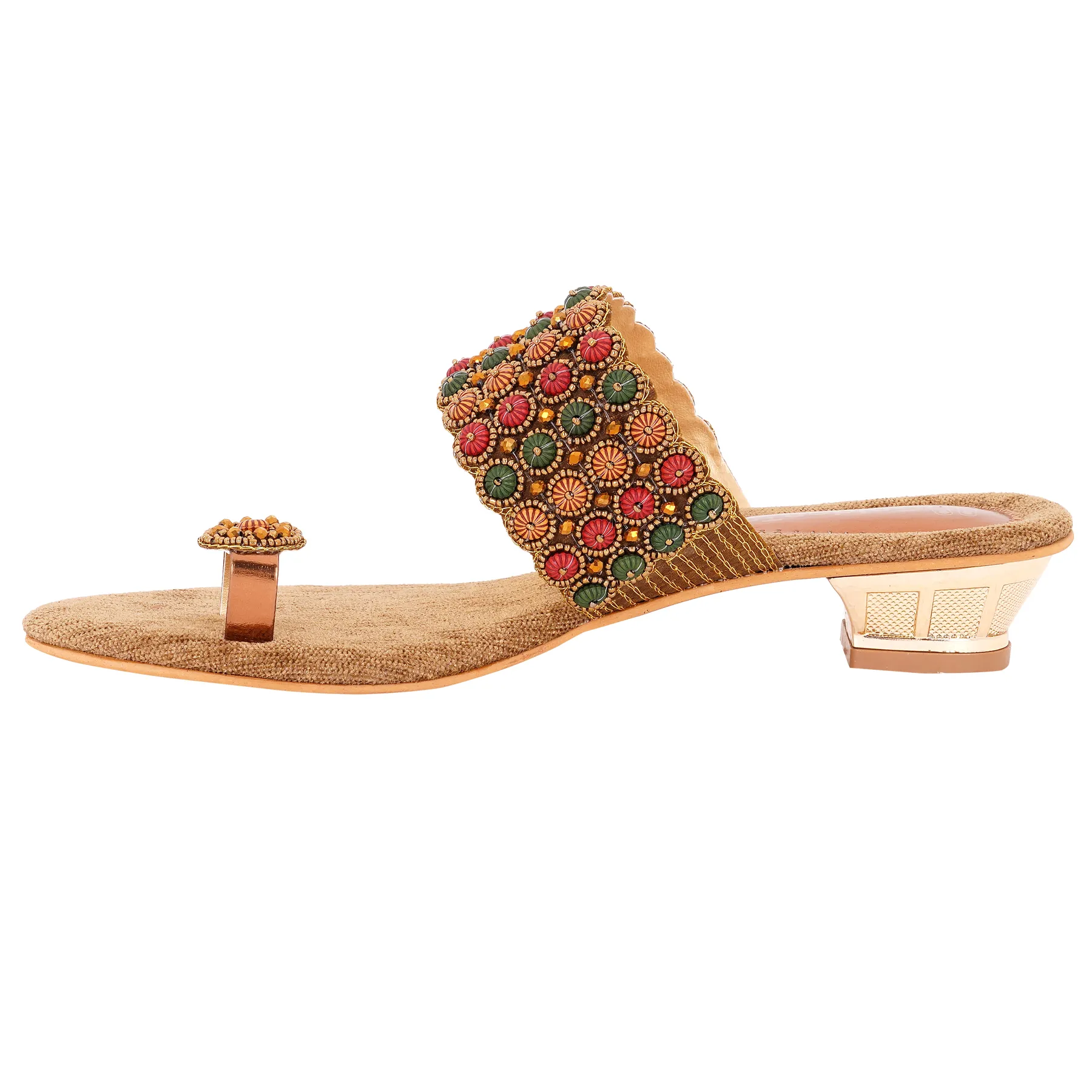 Golden Bloom Sandal